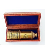 Telescopio vittoriano in ottone antico da 20 pollici, cannocchiale nautico... - $43.80