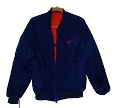 Vintage Y2K 90’s  Nike Blue/Red Reversible Large Swoosh Puffer Jacket Si... - $161.22 CAD