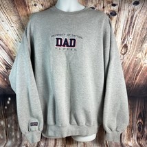 Vintage 90s Jansport Dayton Flyers DAD Mens Size X Large Grey Fleece Sweatshirt - $47.49