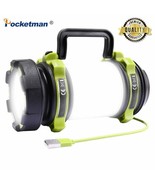 USB Rechargeable LED Torch Camping Flashlight Lumen Fishing Hunt Lantern... - £36.81 GBP