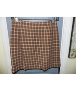 Ann Taylor Loft Wool Plaid Multi-Color Skirt Size 2 Women&#39;s EUC - $34.94 CAD
