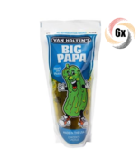 6x Pouches Van Holten&#39;s Big Papa Hearty Dill Flavor Pickle In-A Pouch | 9oz - $20.50