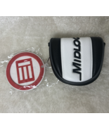 EVNROLL Midlock Black/White Mallet Putter Headcover &amp; Putting Disc. Magn... - $32.18