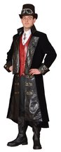 Deluxe Men&#39;s Steampunk Costume- Theatrical Quality (2X, Black) - £291.04 GBP+