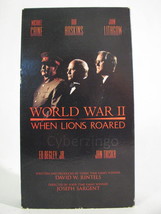 World War II When Lions Roared Michael Caine Bob Hoskins John Lithgow VHS Part 1 - £10.35 GBP