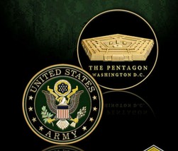 1.75&quot; Army Pentagon Washington D.C. Challenge Coin - £28.10 GBP