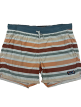 Patagonia Mens Board Shorts 2X Mutli-color Stripe Swim Trunks - BC - £12.93 GBP