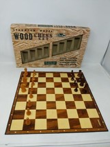 Staunton Model Wood Chess Set by Cardinal Games Partial For Parts Incomplete VTG - £15.81 GBP
