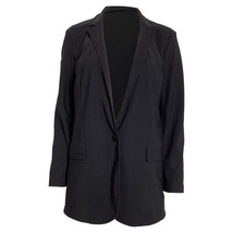 Theory Single-Breasted Blazer In Polyamide Women Black Size 4 - $136.80