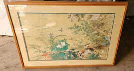 VTG Japan Woodblock Print 37.5x25.5 Framed Art Piece Nihon Shohin Nyoshi... - $280.29 CAD