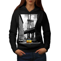 Brooklyn Bridge Sweatshirt Hoody Yellow Taxi Life Women Hoodie - £16.44 GBP