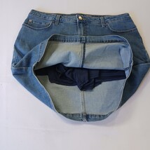 Lee Regular Fit Women’s Size 16M Blue Mid-Rise Denim Skort 112315513 image 15