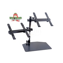 Double DJ Laptop Stand by FAT TOAD - 2 Tier PC Table Holder - Portable Computer  - £29.81 GBP