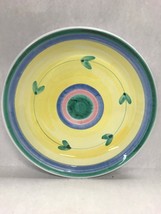 Bowl plate  Italy 13.5 inch round serving dining wall hanging  M.Fields VINTAGE - £31.57 GBP