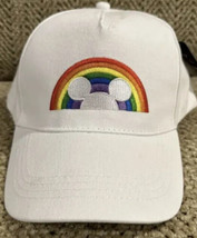 Walt Disney Pride Collection Hat w/Mickey Mouse Ears +  Rainbow- New w/ ... - £19.46 GBP
