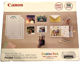 Canon PIXMA TS3322 Wireless Inkjet Printer All-In-One Airprint Ink Included - $95.77