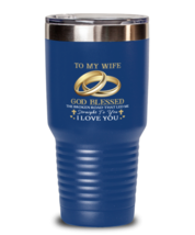 Wife Tumbler Wife The Broken Road That Led Me To You Blue-T-30oz - £24.65 GBP