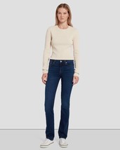 7 For all Mankind Kimmie Straight Leg Jeans Classic Skinny Dark Blue, Si... - $961.34 MXN