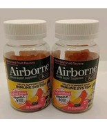 *READ* 2X Airborne Kids Assorted Fruit Flavored Immune Support Gummies- ... - $7.68