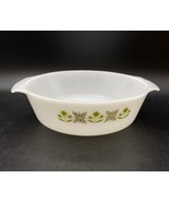 Vintage Anchor Hocking Fire King #437 Meadow Green 1-1/2 qt Casserole Dish - £9.10 GBP