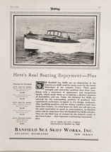 1927 Print Ad Banfield Sea Skiff Cabin Cruiser Boats Atlantic Highlands,NJ - £16.20 GBP