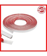 White Flexible Moulding Trim - 1/2 in x 10 Ft Peel &amp; Stick for Home Impr... - $39.93 CAD