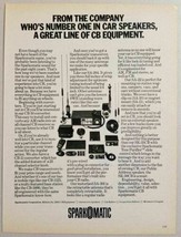 1976 Print Ad Sparkomatic CB Radios &amp; Equipment Milford,PA - £9.44 GBP