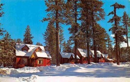 Cal Pine Lodge Resort Highway 30 Big Bear Lake California postcard - £5.05 GBP
