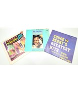 VTG James Brown Chuck Berry Nat King Cole Lot of Three LP Vinyl Record B... - £23.06 GBP
