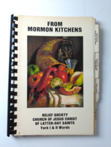 From Mormon Kitchens -  Relief Society York 1 &amp; II Wards - 1981 Tabbed C... - £13.25 GBP