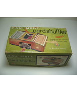 Vintage Visu Matic  Cordless Electric Card Shuffler Royal London 1969 MA... - $25.49