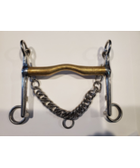 Herm Springer Pelham English Weymouth Bit Size 5.25&quot; Curb Chain Dressage - $130.54