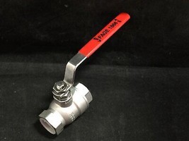 FAGE 1866 BALL VALVE 3/4&quot; NPT WITH HANDLE PN# 63 - £39.07 GBP