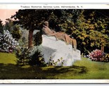 Trudeau Memorial Monument Saranac Lake New York UNP WB Postcard M19 - $2.92