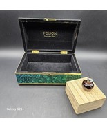 Vintage POISON Christian Dior ESPRIT DE PARFUM Mini Perfume Wood Box - $402.90 CAD