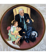 VINTAGE NORMAN ROCKWELL COLLECTOR PLATE TENDER LOVING CARE THE ONES WE LOVE - £4.64 GBP