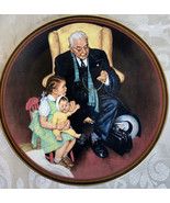 VINTAGE NORMAN ROCKWELL COLLECTOR PLATE TENDER LOVING CARE THE ONES WE LOVE - $5.90