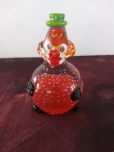 Vintage Murano Clown Paperweight Unmarked As Is - $47.51