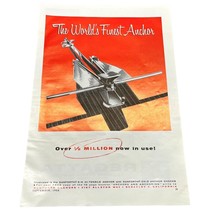 Danforth Anchors 5-H Hi -Tensile Vintage Print Ad  50s Anchor Marine Boa... - $15.89