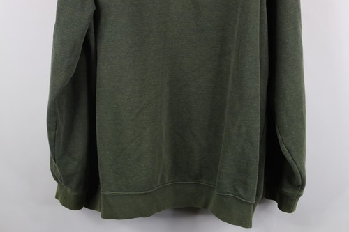 Vtg Carhartt Mens 2XL Faded Spell Out Box Logo Hoodie Sweatshirt Heather Green Item image 14