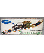 Double Decker Vintage Wooden Learning Train LJW1070 - £10.01 GBP