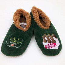 Snoozies Men&#39;s Football &amp; Beer Medium 9/10 Drab Green - $241.08 MXN