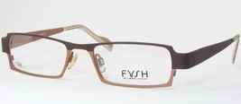 FYSH GB I Urban Anteojos 3338 101 Mate Marrón / Bronce Gafas 52-19-140 - £72.05 GBP