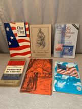 Vintage US History Paperback Book Lot of 6-Flag/Democracy/Let Freedom Ring - £3.88 GBP