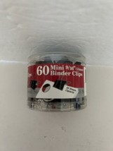 Stockwell Office Products 60 Mini 9/16&quot; Vintage Binder Clips - £12.89 GBP
