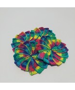 Rainbow Spiral Coaster - $25.00