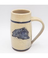 Stoneware Covered Bridge Handmade Ceramic Mug - £31.31 GBP