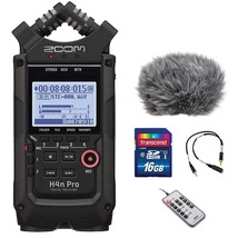Zoom H4N Pro All Black 4-Track Portable Recorder (2022) Bundle With 16Gb... - £193.50 GBP