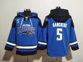 Paolo Banchero #5 Orlando Magic Blue Lace-Up Pullover Hoodie - Hoodies &amp; - $61.99