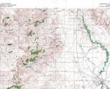 Wadsworth Quadrangle Nevada 1957 Topo Map Vintage USGS 15 Minute Topogra... - $16.89